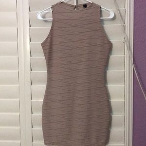 Tan bodylicious dress
